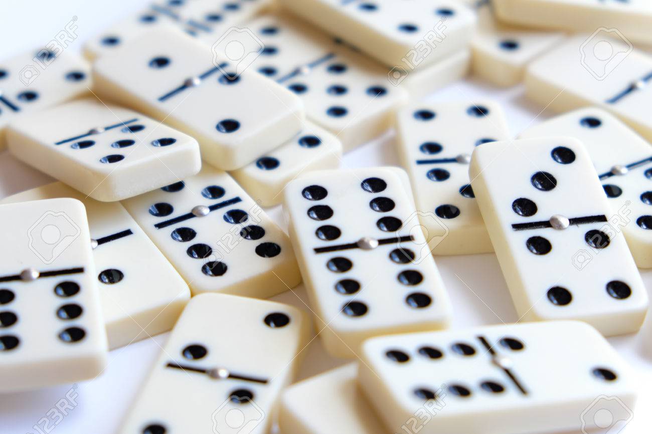 dominoes numbers - domino game chips